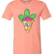 Monogram Easter Carrot Tee