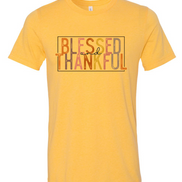 Blessed & Thankful Fall Tee
