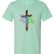 Jesus Paid It All Cross Tee