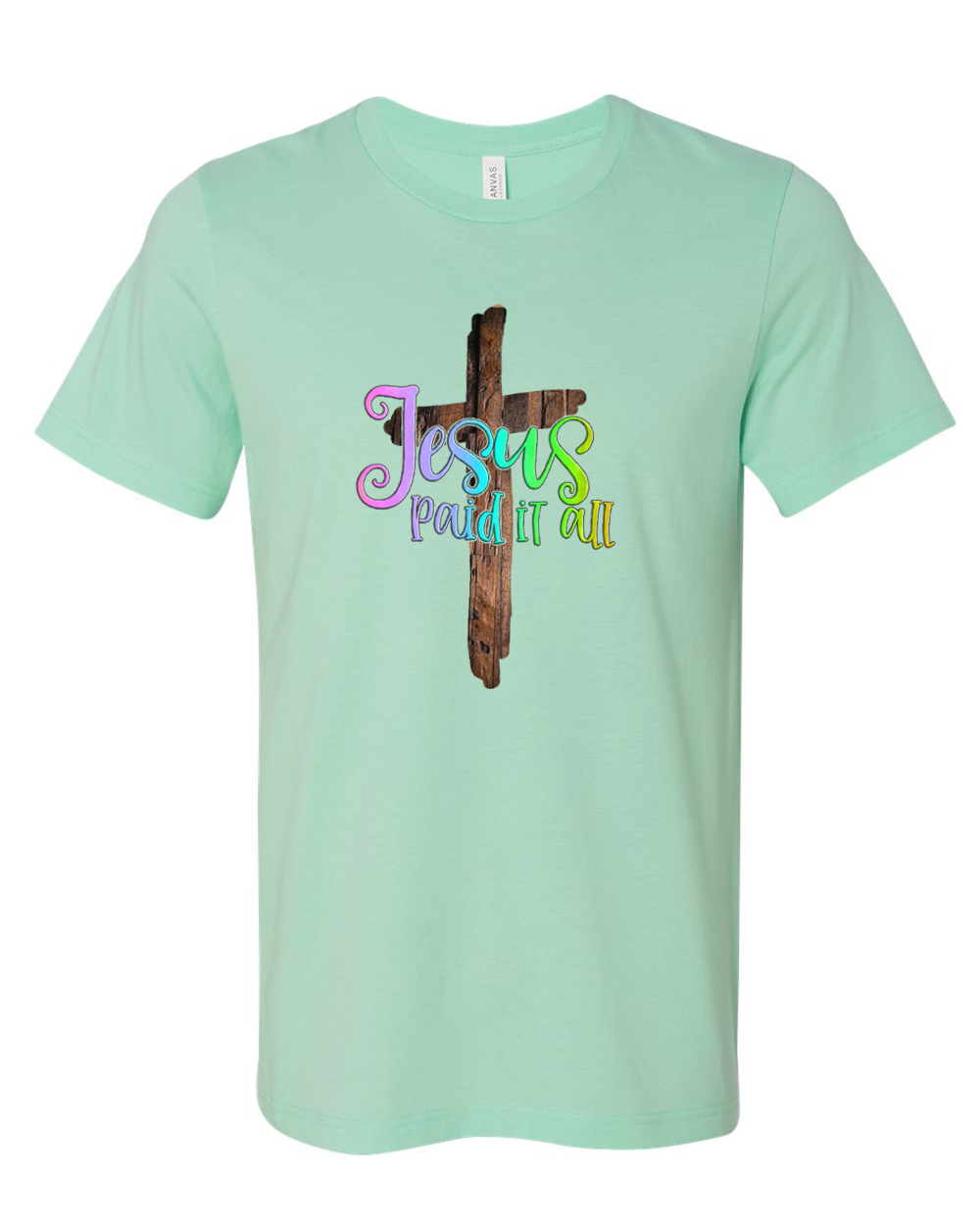 Jesus Paid It All Cross Tee