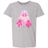 Monogram Bunny Butt Shirt Easter Day Tee