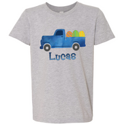 Personalized Easter Truck with Custom Name Easter Day Tee