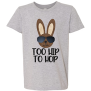 Too Hip To Hop Shirt Boys Easter Day Tee