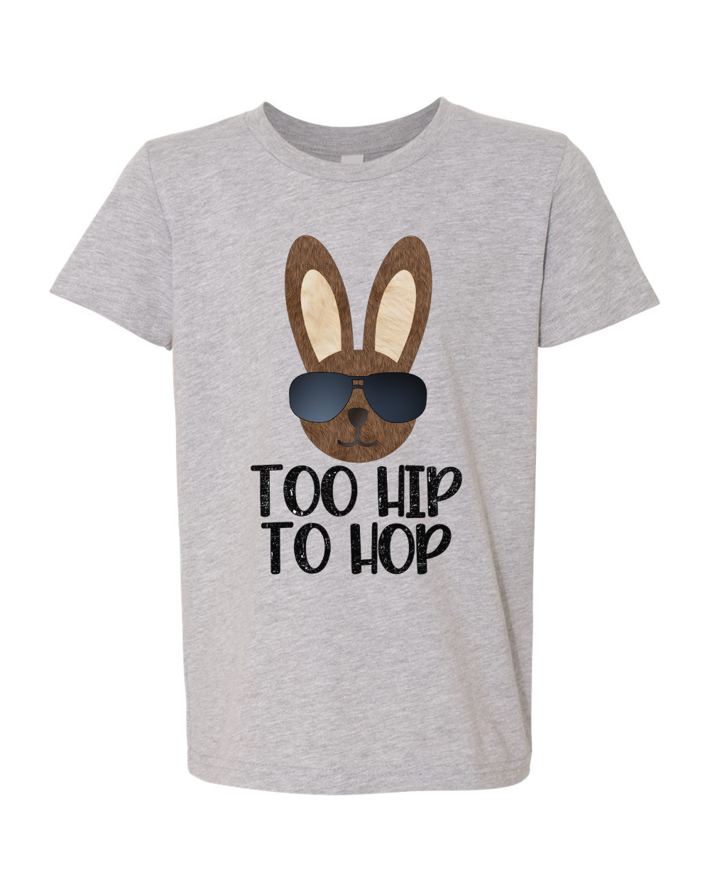 Too Hip To Hop Shirt Boys Easter Day Tee